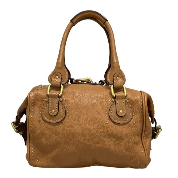 Auth Chloe Paddington Brown Leather Shoulder Bag - Picture 2 of 16